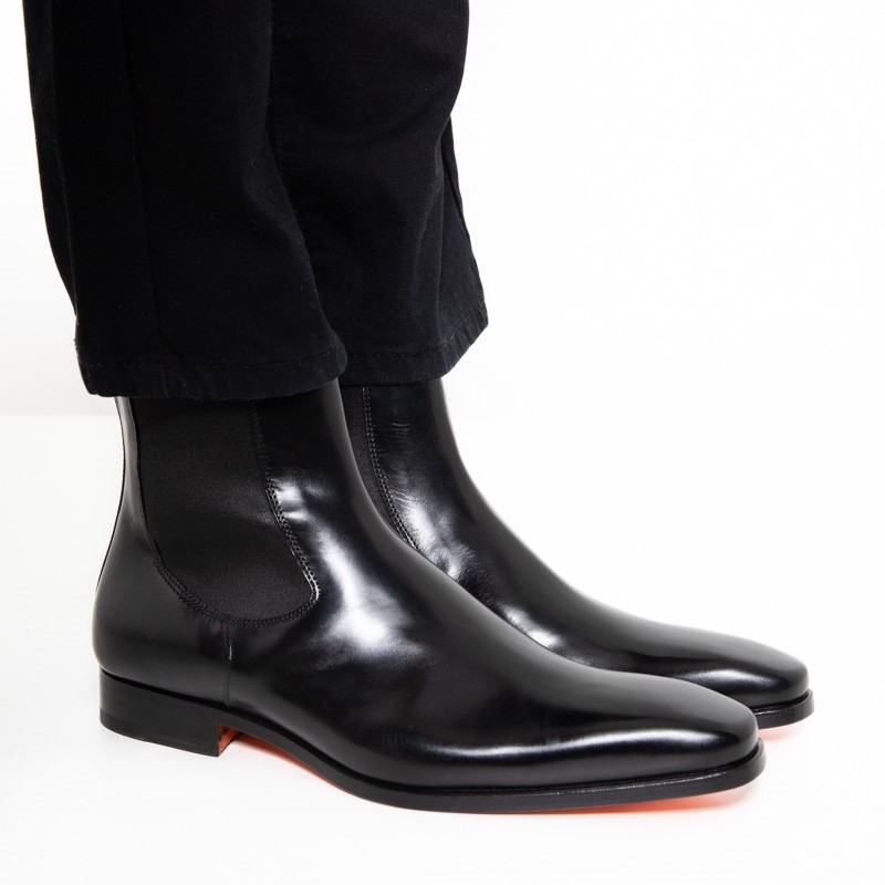 santoni boots et bottillons Boots Boris Détails : Élastique -Semell... santoni boots et bottillons Boots Boris Détails : Élastique -Semell...