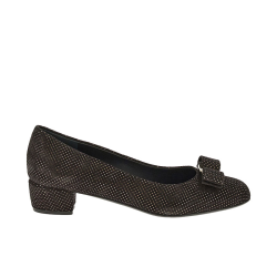salvatore ferragamo escarpins Escarpins Vara Détails : Motifs -Déta...