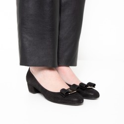 salvatore ferragamo escarpins Escarpins Vara Détails : Motifs -Déta...