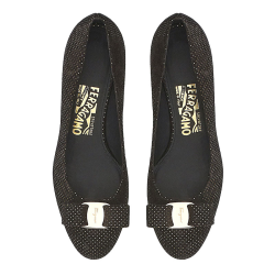 salvatore ferragamo escarpins Escarpins Vara Détails : Motifs -Déta...