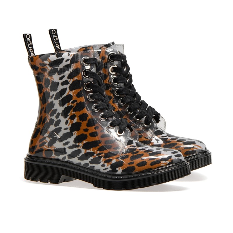 sergio rossi boots & bottines Bottines Winter Jelly Détails : Motif...