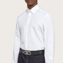 salvatore ferragamo ceintures Ceinture Matières: Cuir -Couleurs: Bl...
