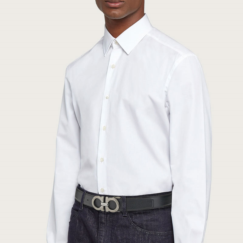 salvatore ferragamo ceintures Ceinture Matières: Cuir -Couleurs: Bl...