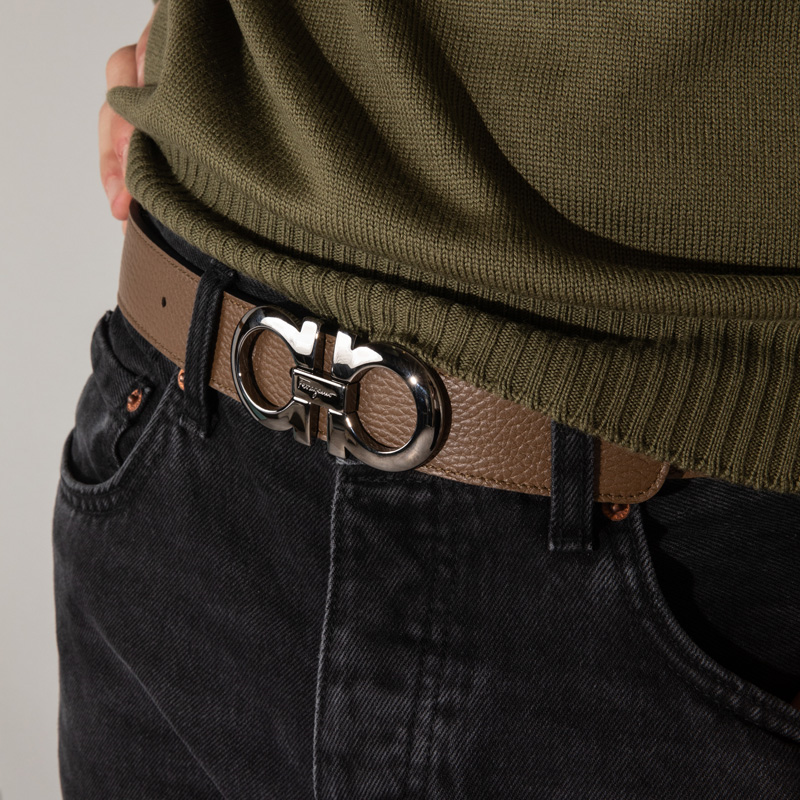salvatore ferragamo ceintures Ceinture Matières: Cuir -Couleurs: Ma...