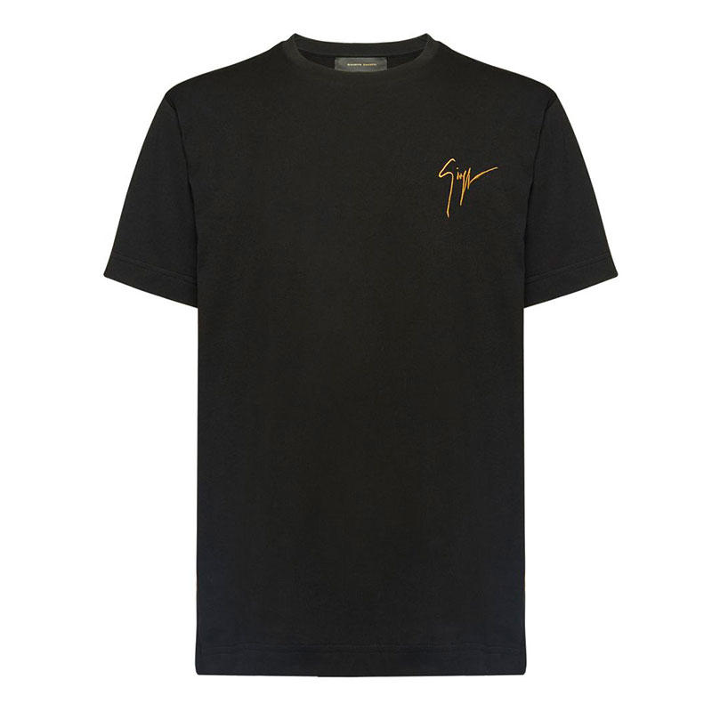 giuseppe zanotti t-shirts T-shirt logo signature Détails : Motifs -...