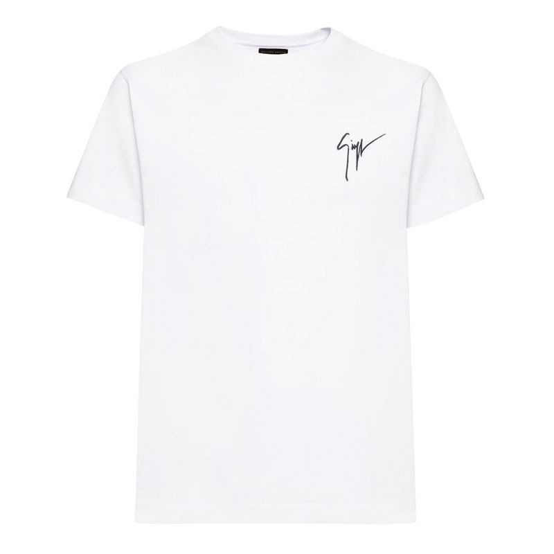 giuseppe zanotti t-shirts T-shirt logo signature Matières: Coton -C...