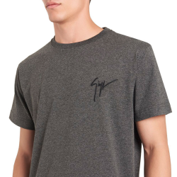 giuseppe zanotti t-shirts et débardeurs T-shirt logo signature Déta...