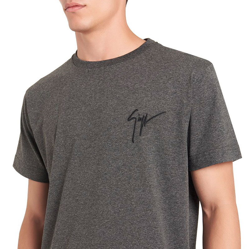 giuseppe zanotti t-shirts T-shirt logo signature Détails : Motifs -...