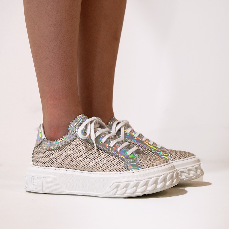 casadei sneakers Sneakers Tresse Détails : Basses -Détails : Oversi...