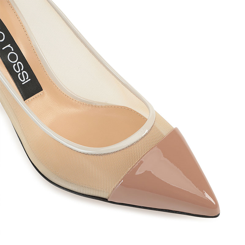 sergio rossi escarpins Escarpins Godiva Tulle Semelles: Cuir -Talon... sergio rossi escarpins Escarpins Godiva Tulle Semelles: Cuir -Talon...