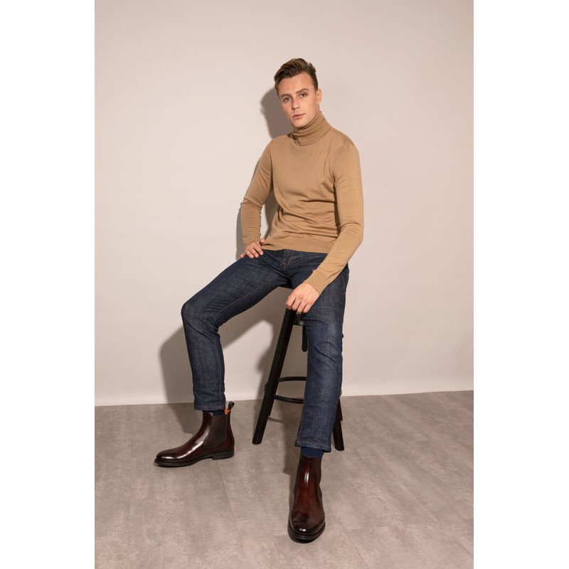 santoni boots et bottillons Boots Newport Détails : Élastique -Seme...