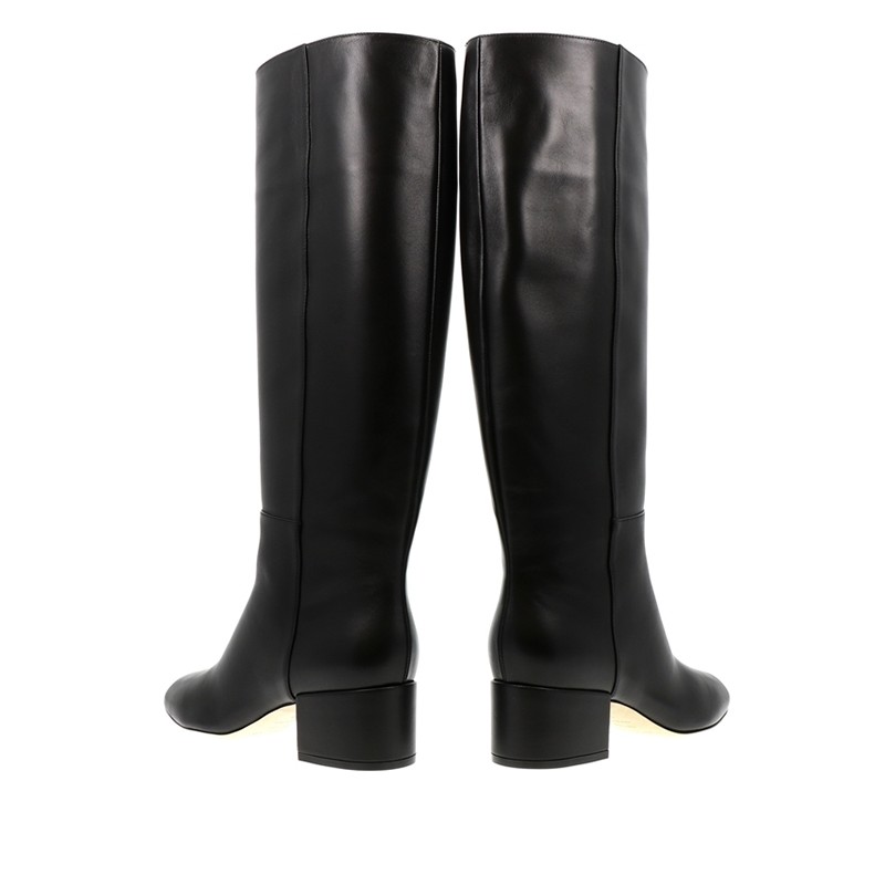sergio rossi bottes et cuissardes Bottes à talon 45 mm Semelles: Cu... sergio rossi bottes et cuissardes Bottes à talon 45 mm Semelles: Cu...