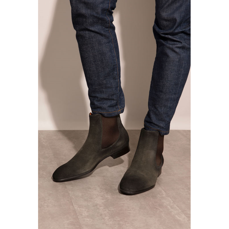 santoni boots et bottillons Bottines Détails : Élastique -Semelles:... santoni boots et bottillons Bottines Détails : Élastique -Semelles:...
