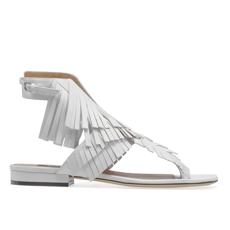 sergio rossi sandales Sandales Détails : Franges -Semelles: Cuir -T...