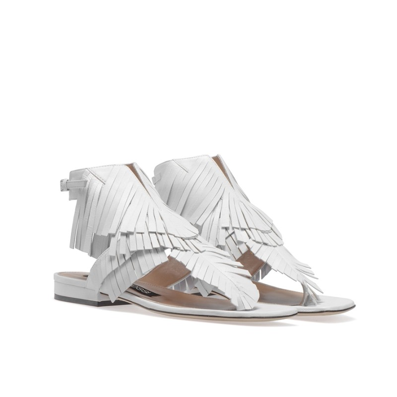 sergio rossi sandales Sandales Détails : Franges -Semelles: Cuir -T...