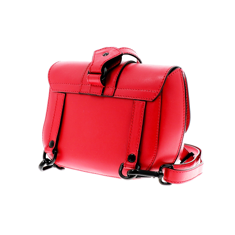 hogan sacs à dos Sac à Dos Matières: Cuir -Couleurs: Roug