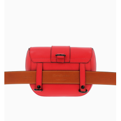 hogan sacs à dos Sac à Dos Matières: Cuir -Couleurs: Roug