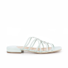 SR MULE CAGE PLAT - CUIR PASTEL 