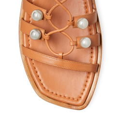 stuart weitzman sandales Sandales Goldie à lacets Détails : Bijoux ...
