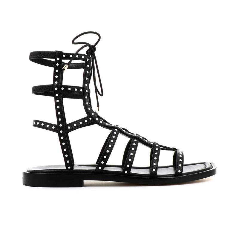 stuart weitzman sandales Sandales Kora Lace-up Détails : Motifs -Dé...