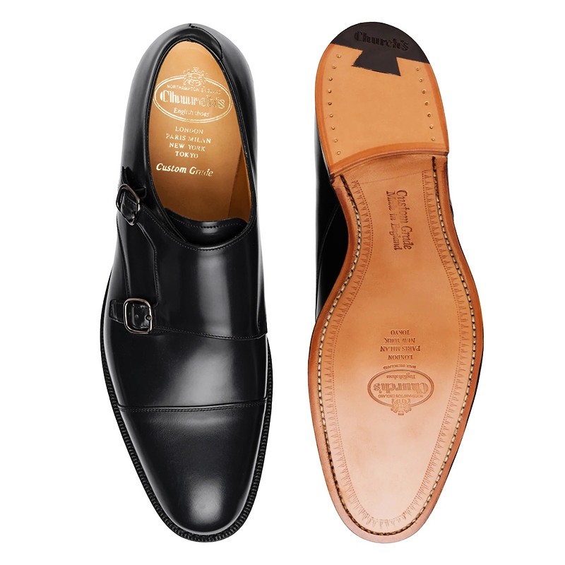 church's chaussures à boucles detroit Semelles: Cuir -Matières: Cui...