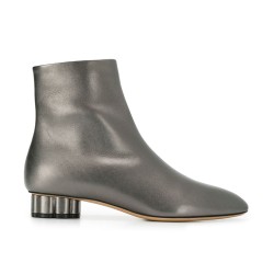 salvatore ferragamo bottines Bottines Détails : Zip -Semelles: Cuir...