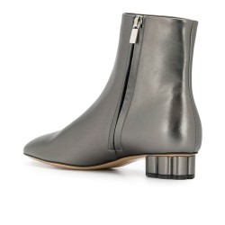 salvatore ferragamo bottines Bottines Détails : Zip -Semelles: Cuir...