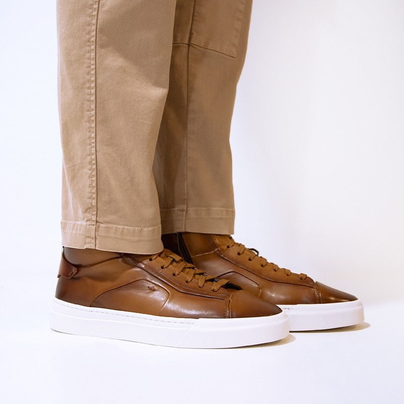 santoni sneakers Sneakers New glorio 7 Détails : Montantes -Semelle...
