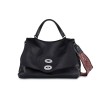 ZA POSTINA M - CUIR DAILY - NOIR