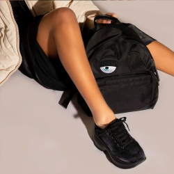 chiara ferragni sacs à dos BackPack Détails : Motifs -Matières: Cui...