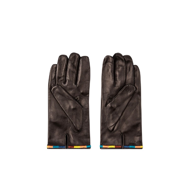 paul smith gants et bonnets Gants 204d Matières: Cuir -Couleurs: Marro