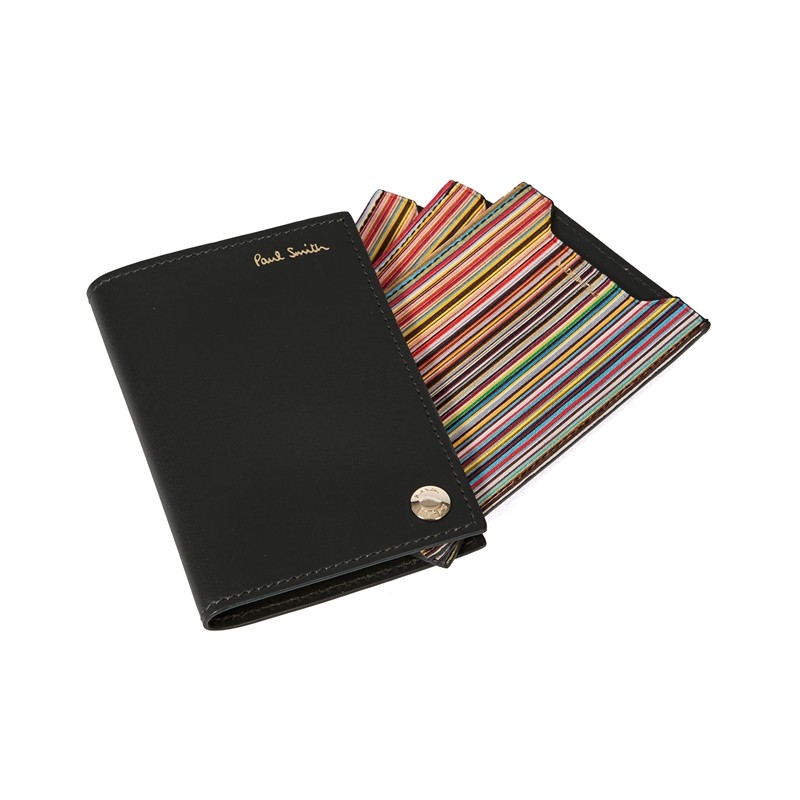 paul smith portefeuilles Portefeuille 3 Matières: Cuir -Couleurs: Noi