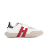 HH HOGAN-3R - CUIR - BLANC ET BE