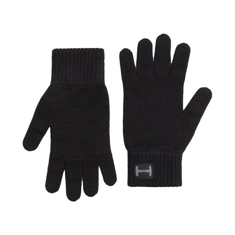 hogan gants et bonnets gants Matières: Laine -Couleurs: Noi hogan gants et bonnets gants Matières: Laine -Couleurs: Noi