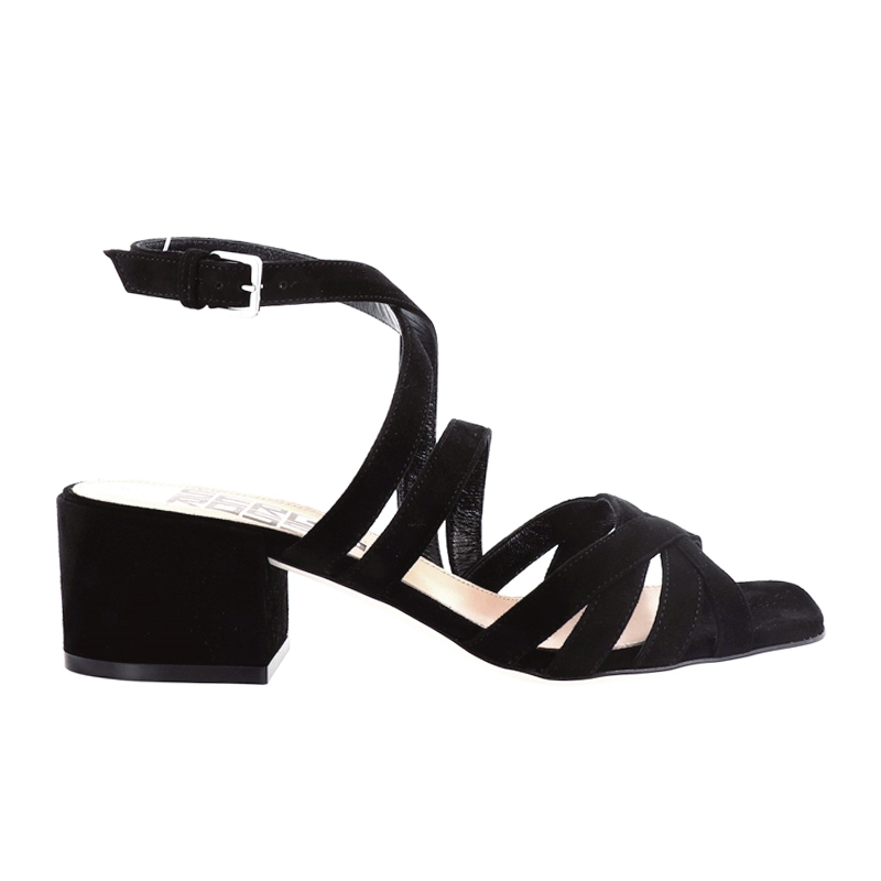 sergio rossi sandales Sandales Bride Talons: 3 à 5 cm -Matières: Nu...