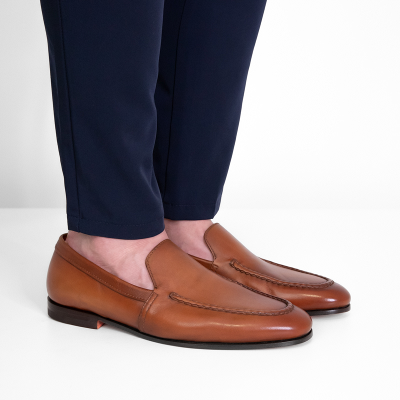 santoni mocassins et slippers Mocassins Carlosi Semelles: Cuir -Mat...