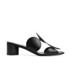 PHF MULE BULLES - CUIR - NOIR