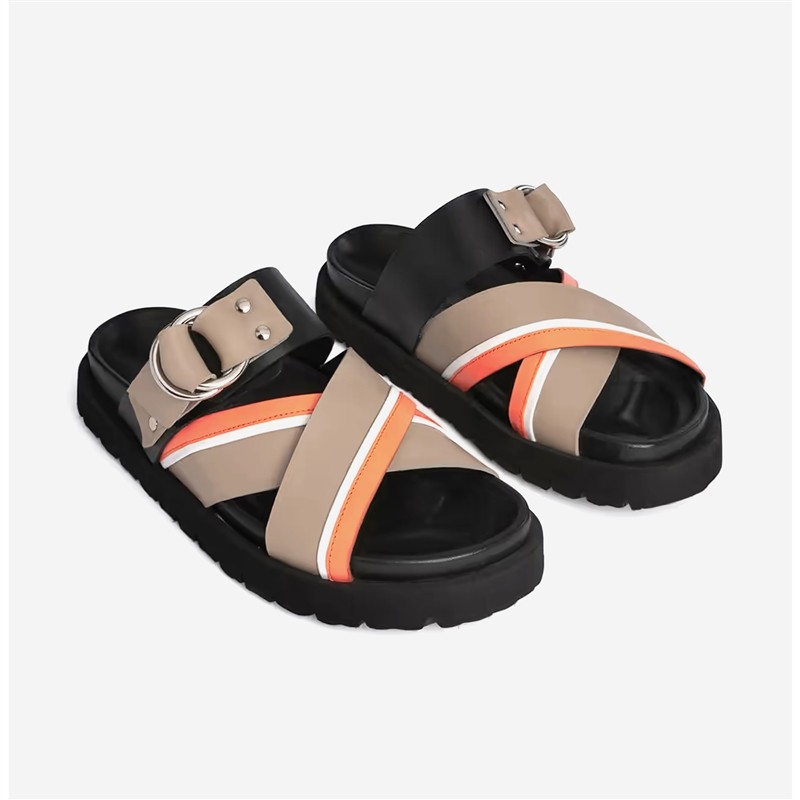 pierre hardy sandales Mules Cross Rider Détails : Mules -Semelles: ...