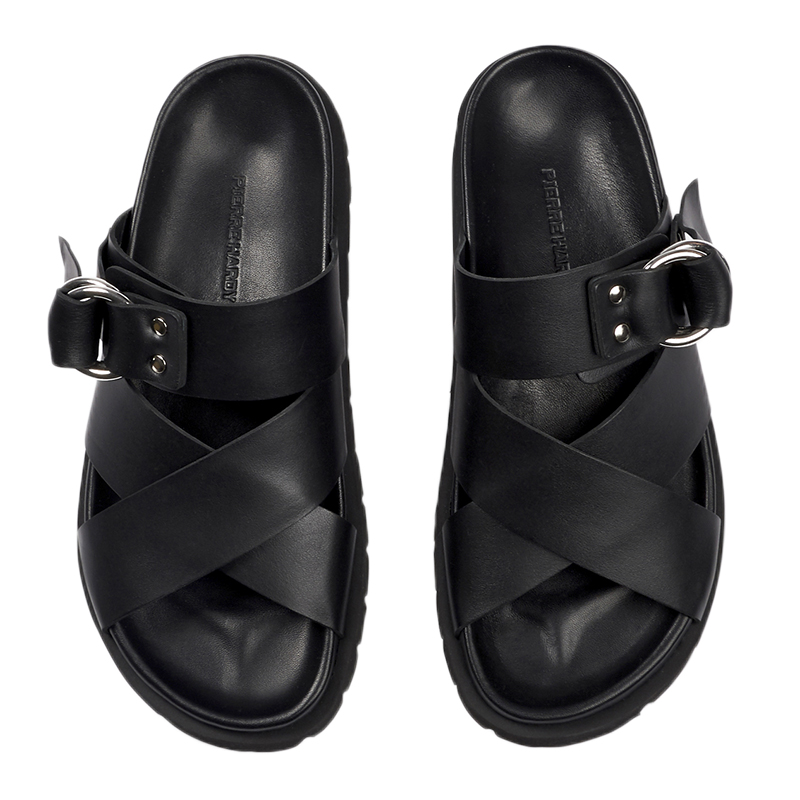 pierre hardy sandales Mules Cross Rider Détails : Mules -Semelles: ... pierre hardy sandales Mules Cross Rider Détails : Mules -Semelles: ...
