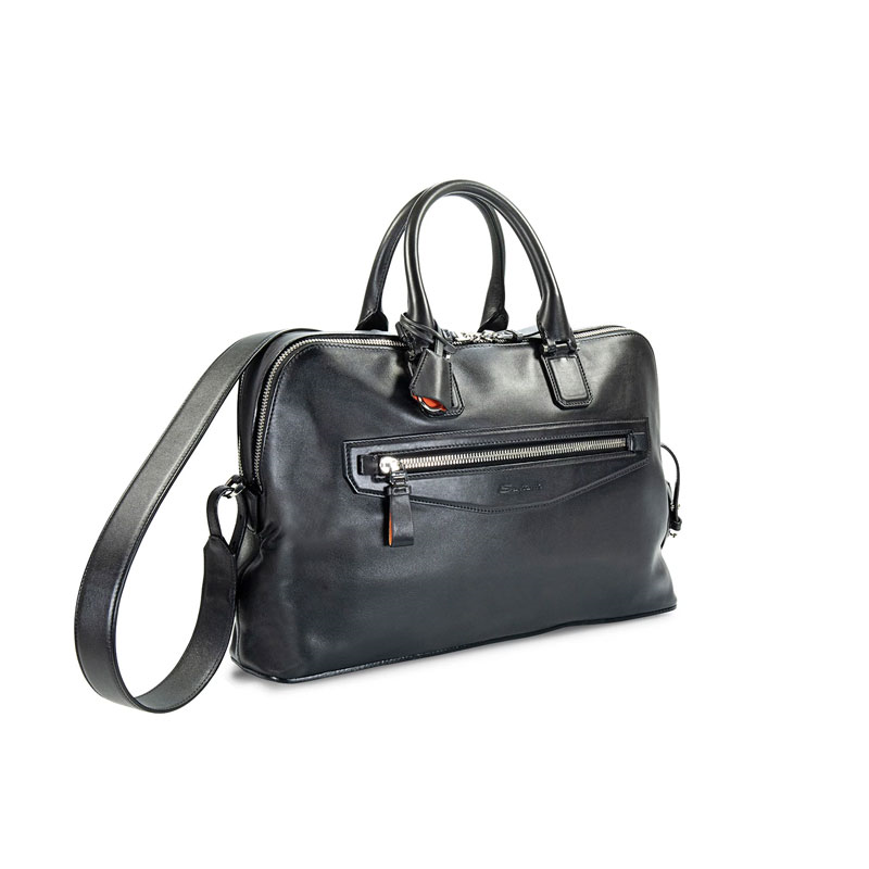 santoni sacoches Sacoche Détails : Zip -Matières: Cuir -Couleurs: Noi santoni sacoches Sacoche Détails : Zip -Matières: Cuir -Couleurs: Noi