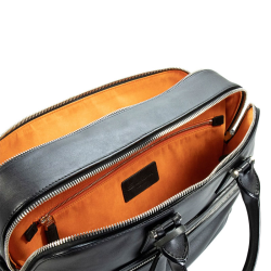 santoni sacoches Sacoche Détails : Zip -Matières: Cuir -Couleurs: Noi