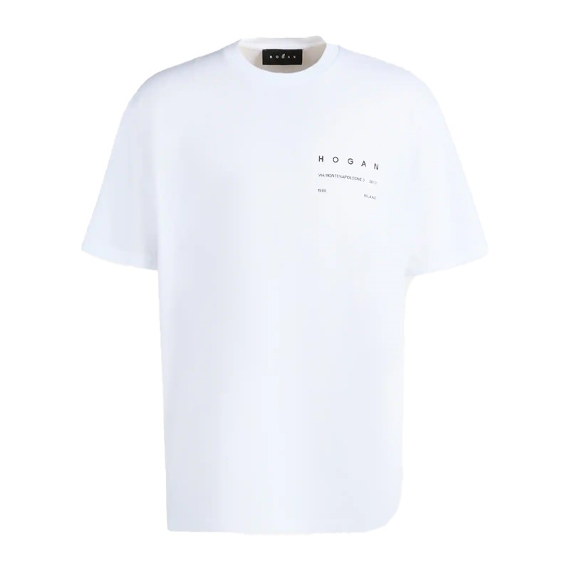 hogan t-shirts T-shirt MC Matières: Coton -Couleurs: Blan