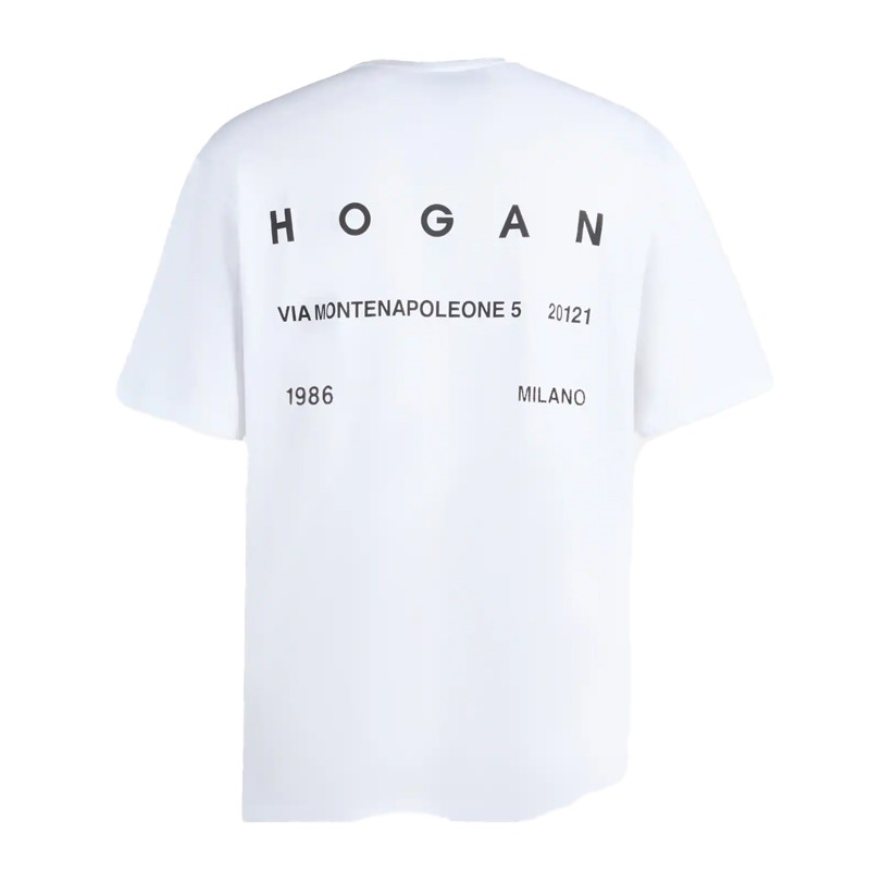 hogan t-shirts T-shirt MC Matières: Coton -Couleurs: Blan
