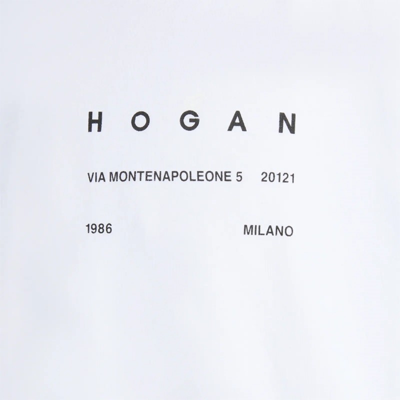 hogan t-shirts T-shirt MC Matières: Coton -Couleurs: Blan
