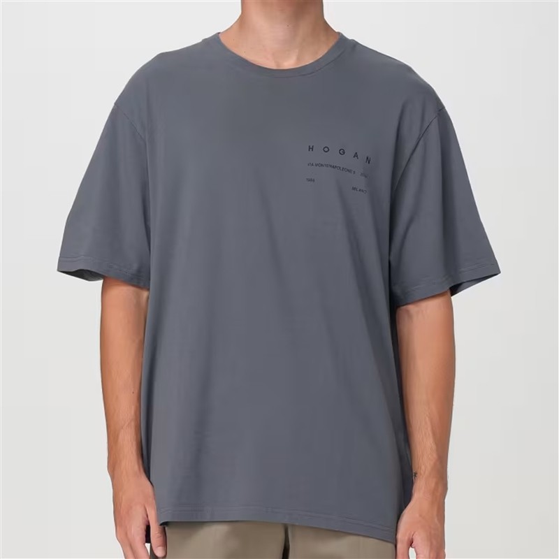 hogan t-shirts T-shirt MC Matières: Coton -Couleurs: Gri