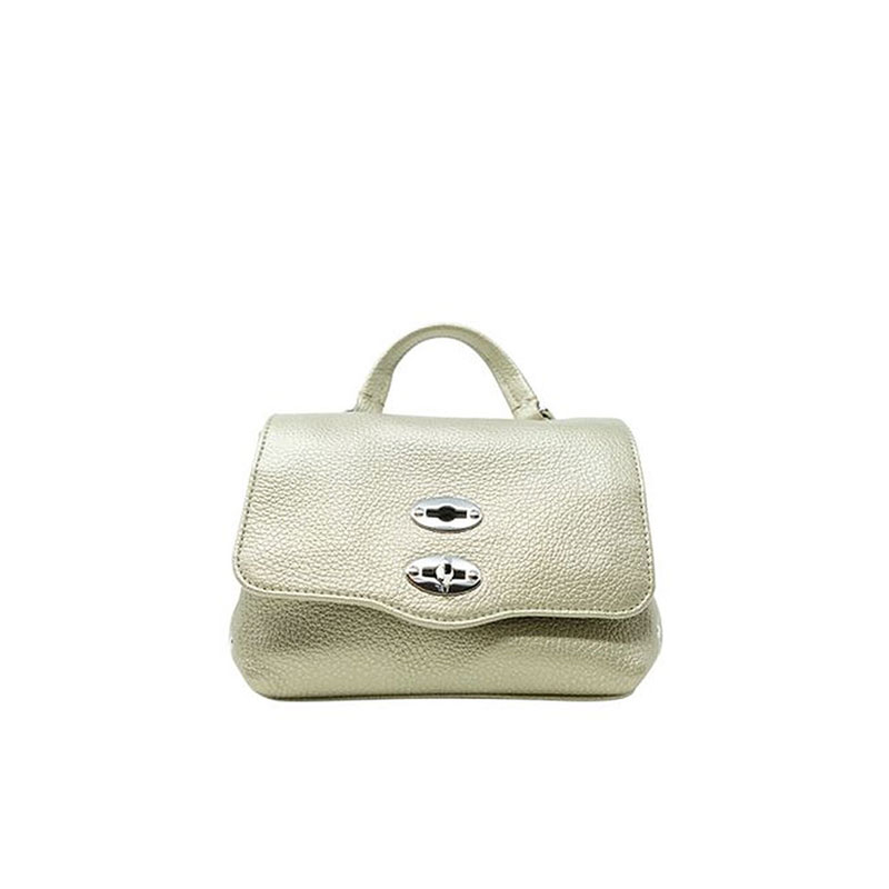 zanellato sacs nano Postina Baby Matières: Cuir -Couleurs: Or & Argen