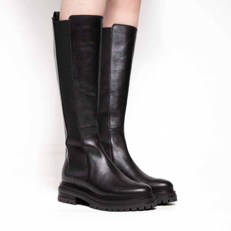 sergio rossi bottes et cuissardes Bottes Joan Détails : Élastique -... sergio rossi bottes et cuissardes Bottes Joan Détails : Élastique -...