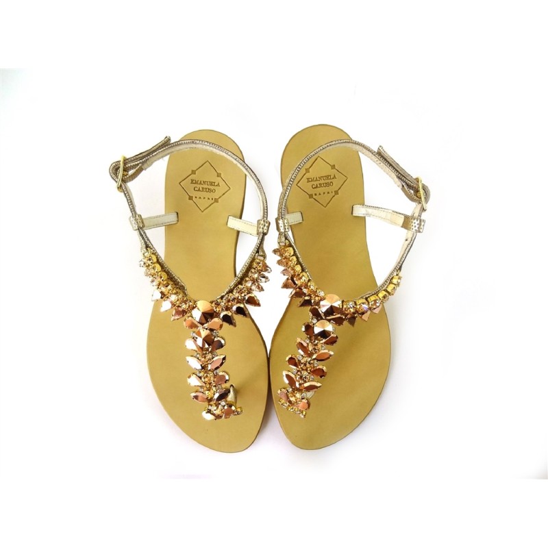 emanuela caruso sandales Sandales P65B T2 Détails : Bijoux -Semelle... emanuela caruso sandales Sandales P65B T2 Détails : Bijoux -Semelle...