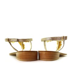 emanuela caruso sandales Sandales P65B T2 Détails : Bijoux -Semelle...
