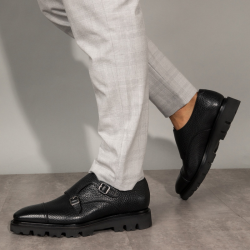 santoni chaussures à boucles Boucles Levante CDO Semelles: Gomme -S...